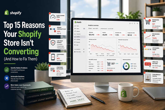 Top 15 Reasons Your Shopify Store Isn’t Converting (And How to Fix Them)