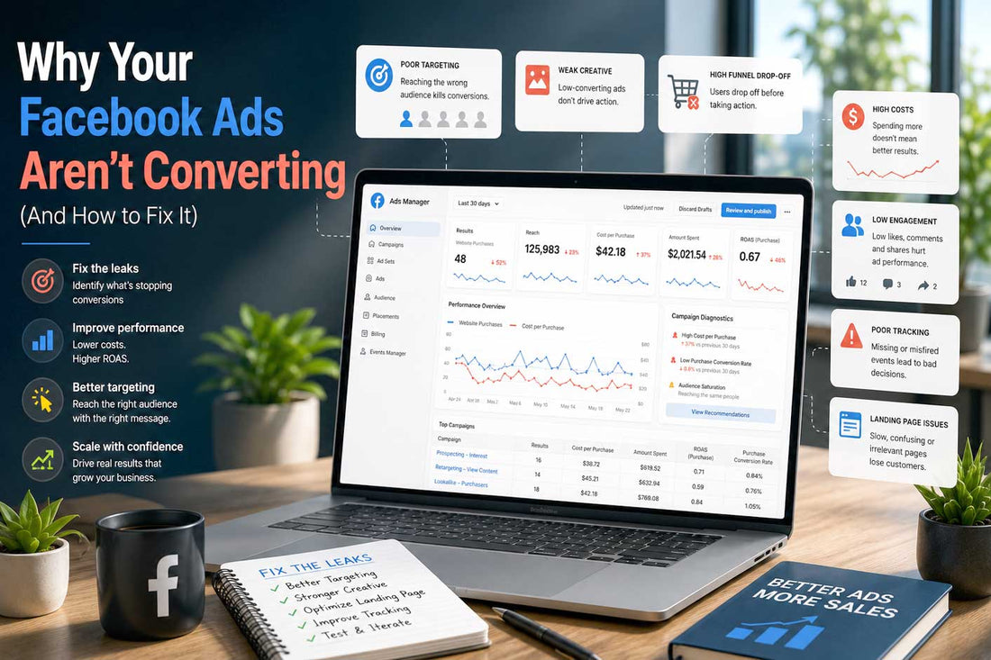 Why Your Facebook Ads Aren’t Converting (And How to Fix It)