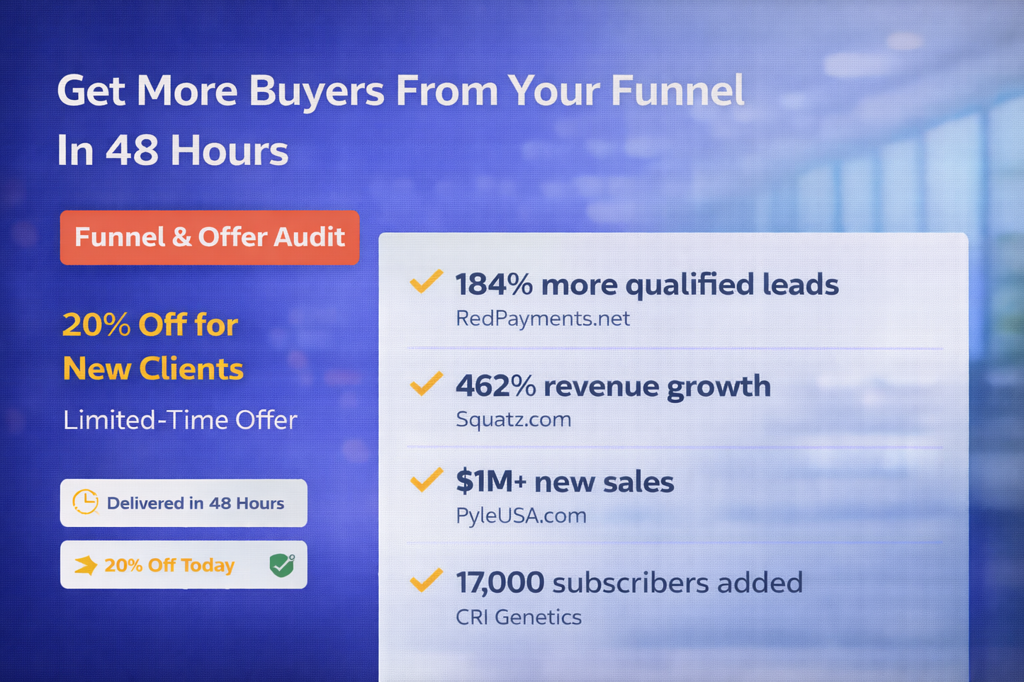 Funnel & Offer Audit